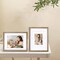 11x14 Picture Frames with Plexiglass, Display Pictures 5x7/8x10 with Mat or 11x14 Without Mat Set of 4 for Tabletop and Wall Mounting, Carbonized Brown